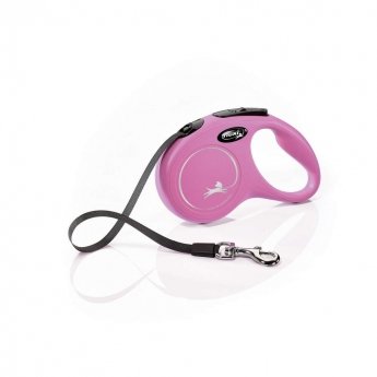 Flexi New Classic S Tape 5m/15kg (Pinkki)